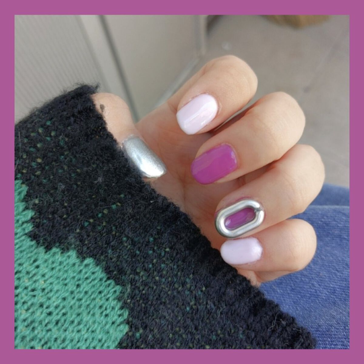 ジェルネイル（ライト対応）/セリア/ジェルネイルを使ったクチコミ（1枚目）