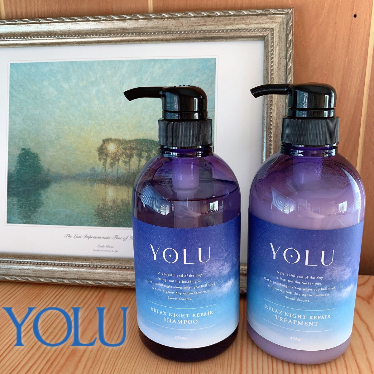 リラックスナイトリペア シャンプー／トリートメント/YOLU/市販シャンプーを使ったクチコミ（1枚目）