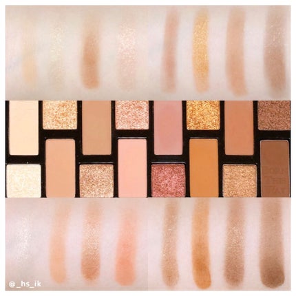 ボーン ディス ウェイ ザ ナチュラル ヌード アイシャドウ パレット/Too Faced/アイシャドウパレットを使ったクチコミ(2枚目)