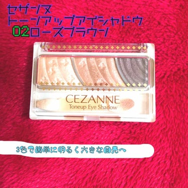 トーンアップアイシャドウ/CEZANNE/パウダーアイシャドウを使ったクチコミ（1枚目）