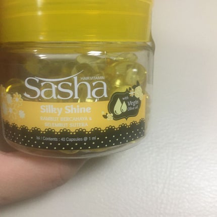 ヘアビタミン イエロー(シルキーシャイン)/Sasha/ヘアオイルを使ったクチコミ(1枚目)