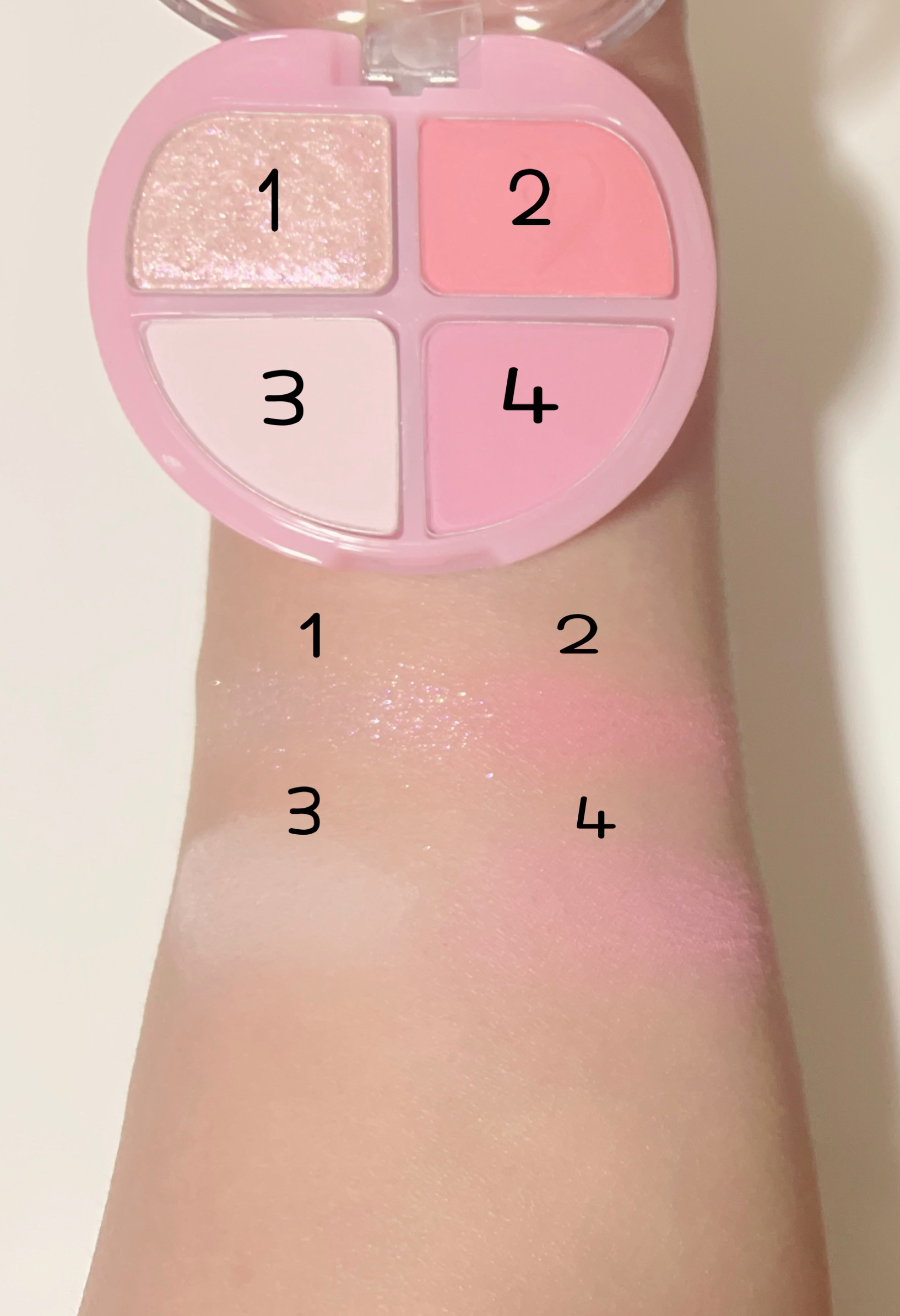 ティントリーアイパレット/Colorgram/アイシャドウパレットを使ったクチコミ（2枚目）