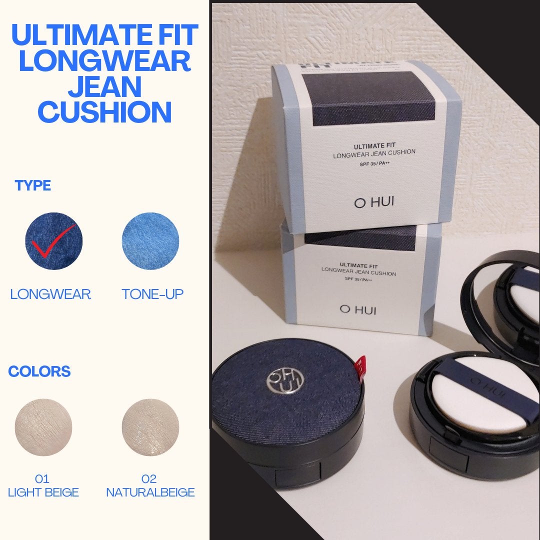 アルティメットフィット ロングウェアデニムクッション/OHUI/クッションファンデーションを使ったクチコミ(2枚目)