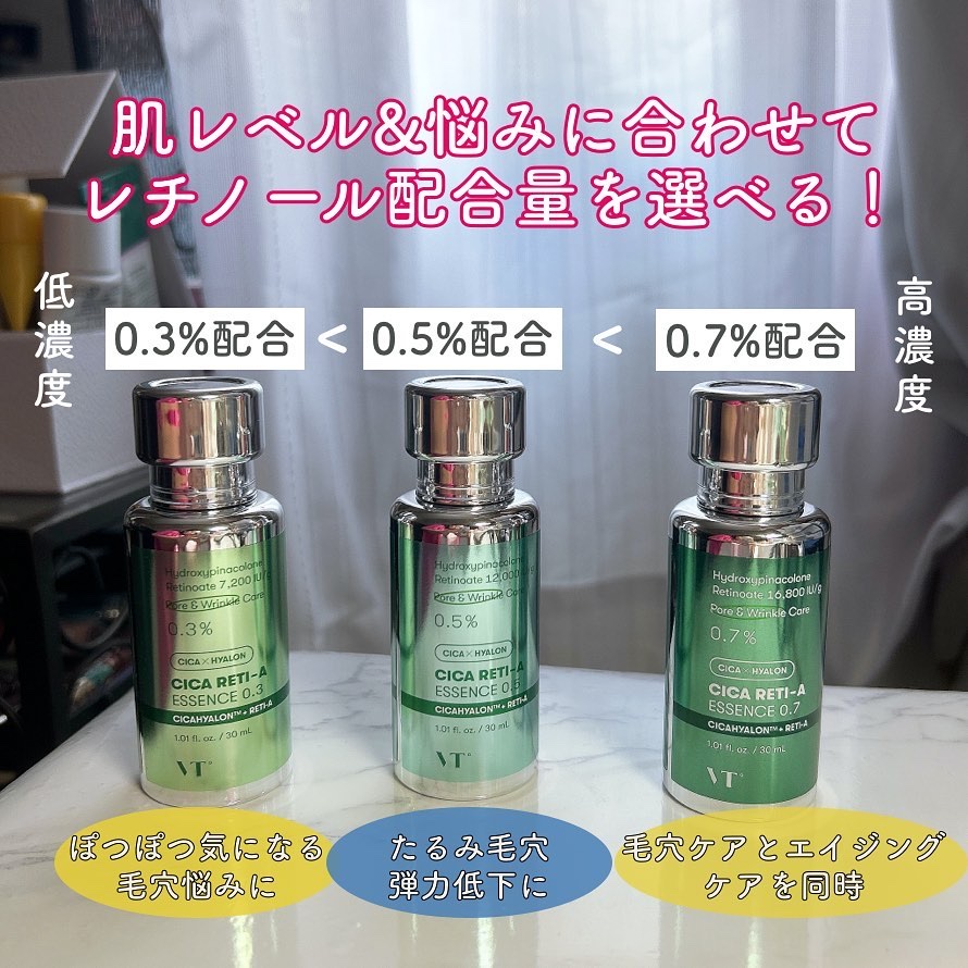 シカレチA エッセンス0.1｜VTの効果に関する口コミ - エイジングケアに