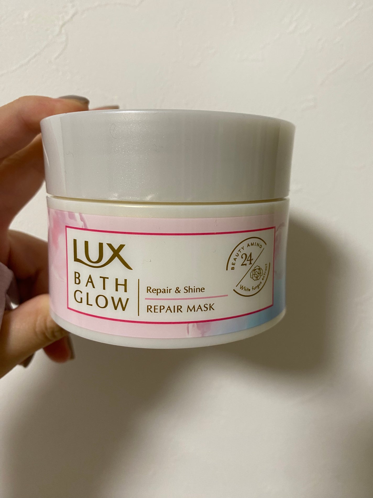 バスグロウ リペア&シャイン リペアマスク/LUX/ヘアマスク・ヘアパックを使ったクチコミ(1枚目)