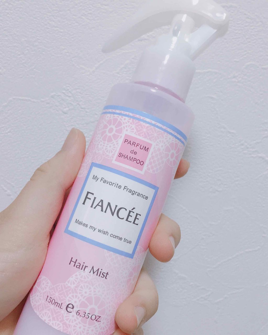 フレグランスヘアミスト ピュアシャンプーの香り/フィアンセ/ヘアミストを使ったクチコミ（2枚目）