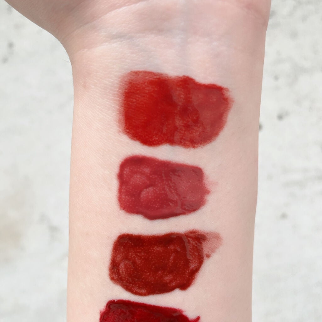 ジューシーラスティングティント/rom&nd/リップティントを使ったクチコミ(3枚目)