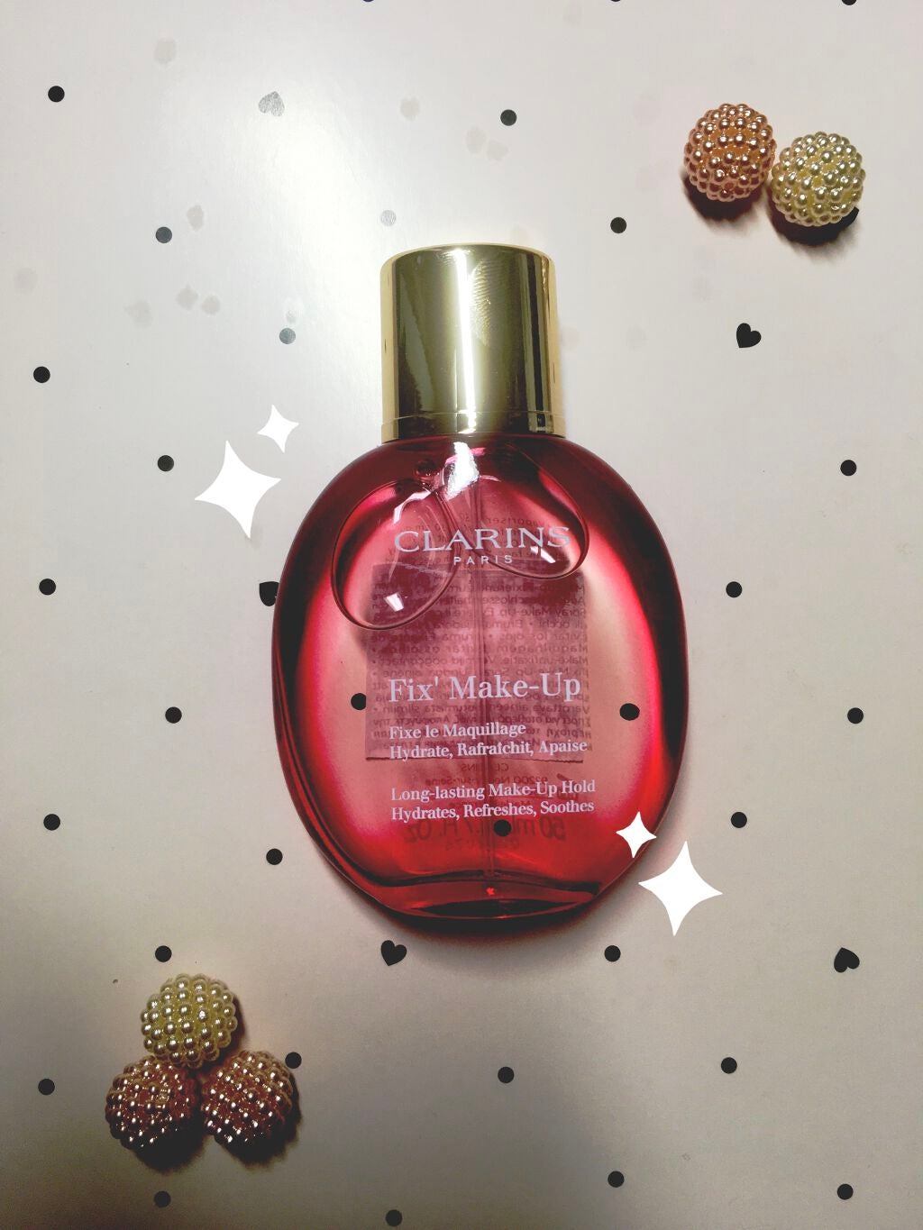 フィックス メイクアップ/CLARINS/ミスト状化粧水を使ったクチコミ(1枚目)