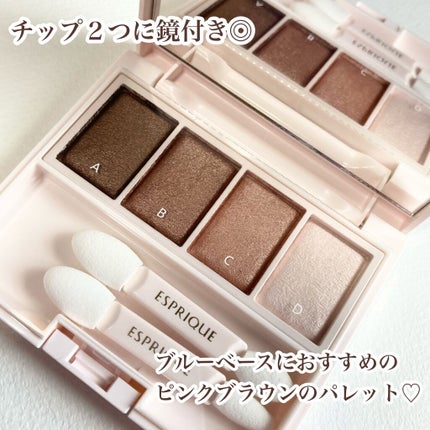 メロウ フィーリング アイズ/ESPRIQUE/アイシャドウパレットを使ったクチコミ(4枚目)