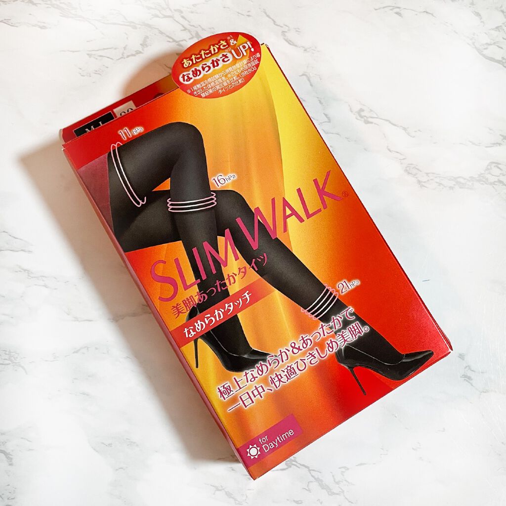 スリムウォーク 美脚あったかタイツ なめらかタッチ/SLIMWALK/着圧ソックス・レギンスを使ったクチコミ(1枚目)