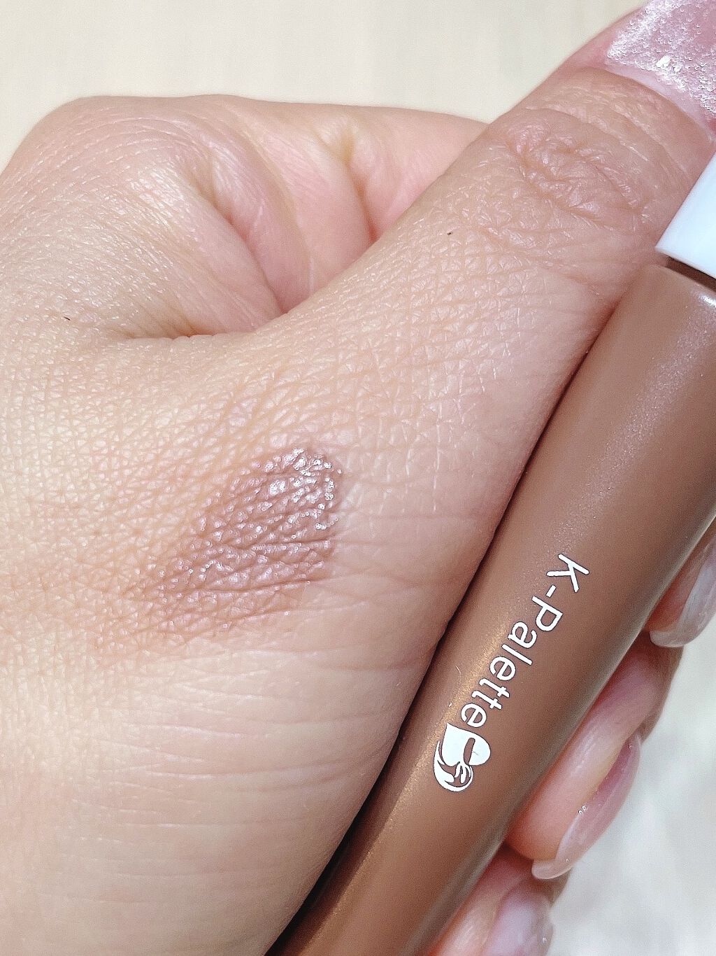 ニュアンスブロウマスカラ 02 フォギーピンクブラウン/K-パレット/眉マスカラを使ったクチコミ（3枚目）