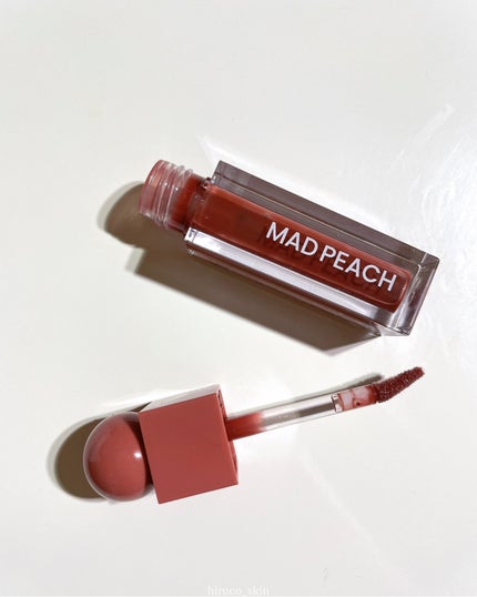 マッドピーチグロウフィットムードグロス/MAD PEACH/リップグロスを使ったクチコミ(7枚目)