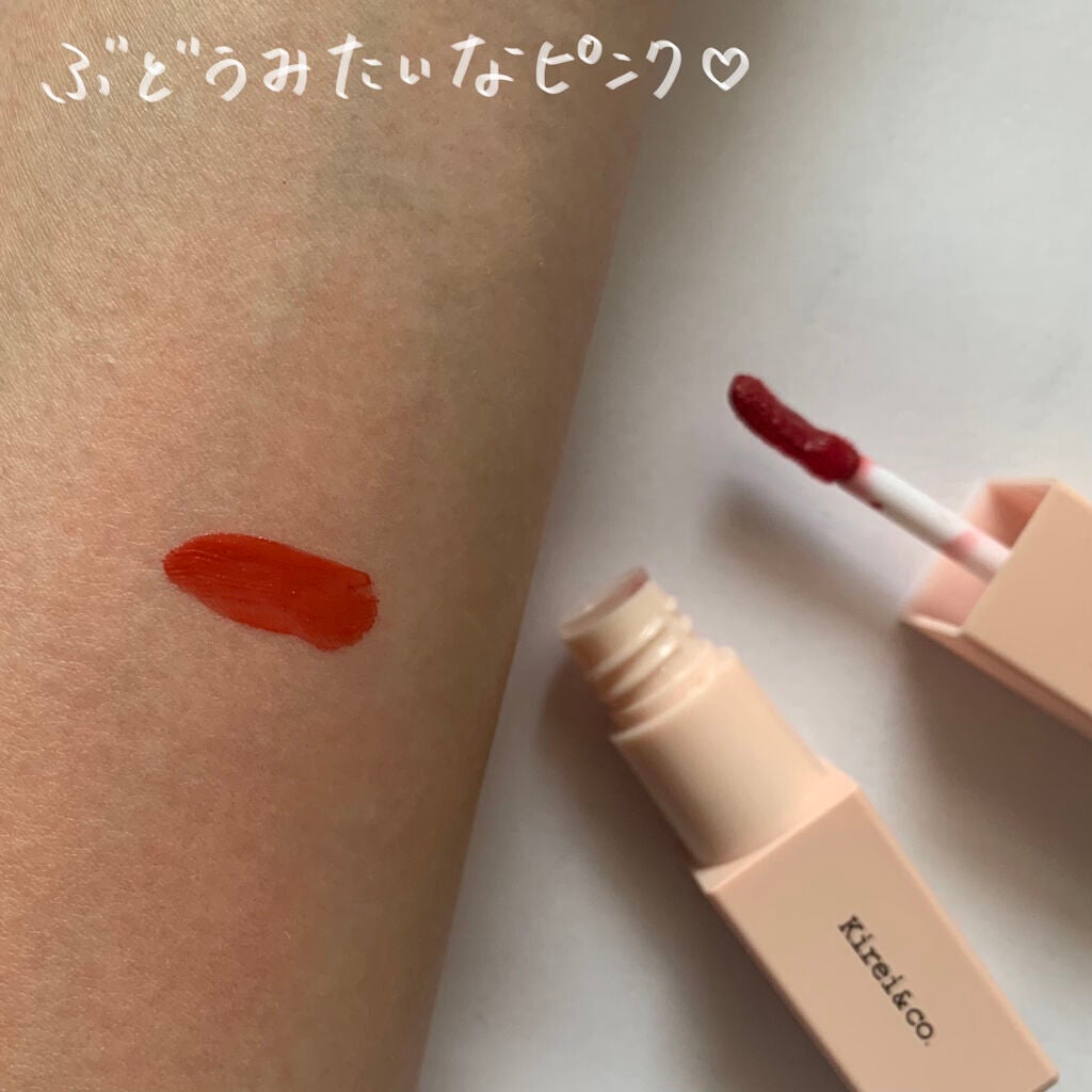 ルージュリップティント/Kirei&co./口紅を使ったクチコミ(2枚目)
