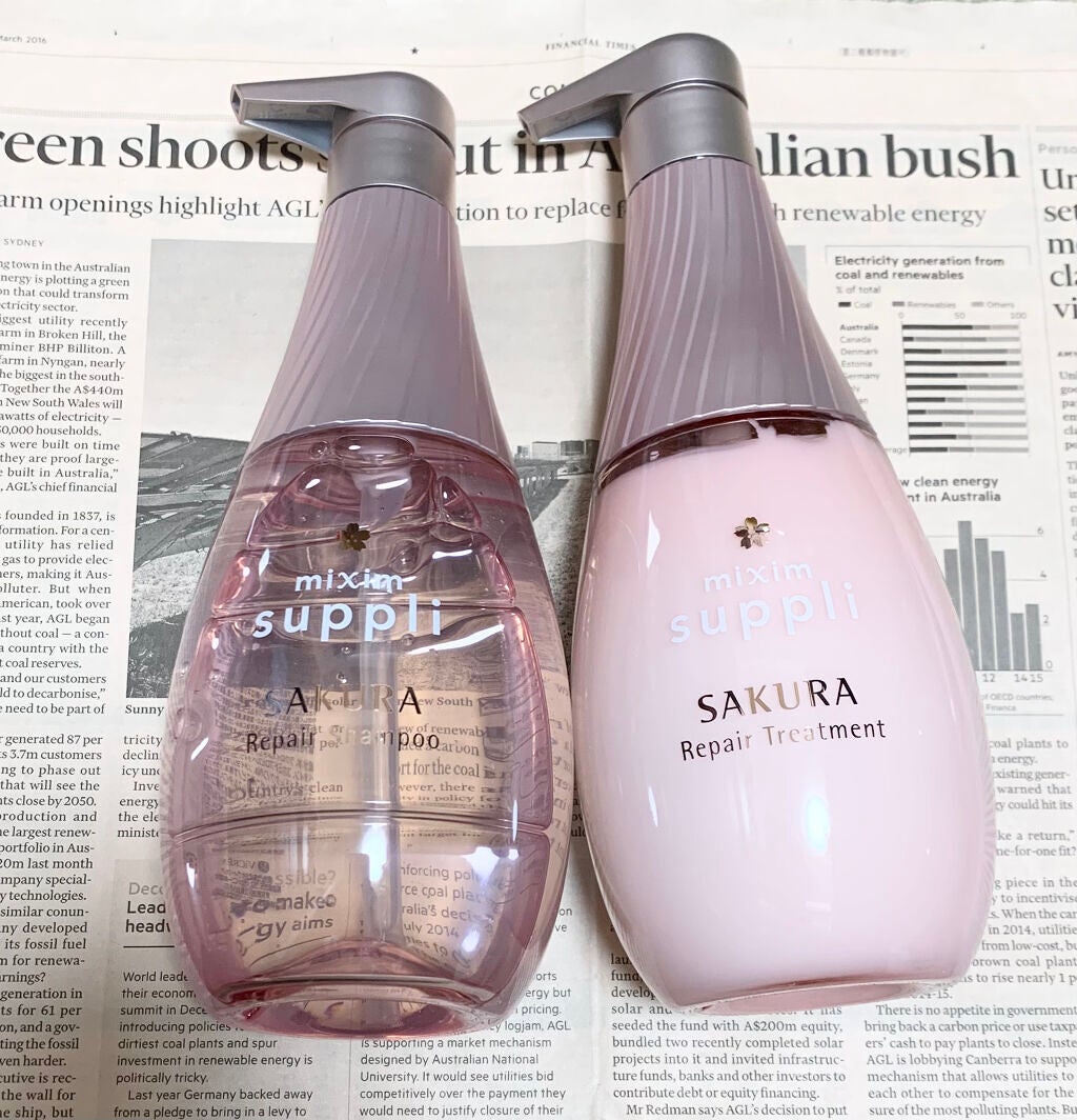 リペア サクラ トリプルセット/mixim suppli/市販シャンプーを使ったクチコミ(1枚目)