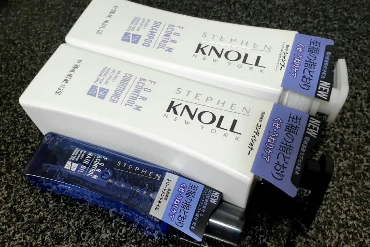 フォルムコントロール シャンプー Ｗ/コンディショナー Ｗ/スティーブンノル ニューヨーク/市販シャンプーを使ったクチコミ（1枚目）