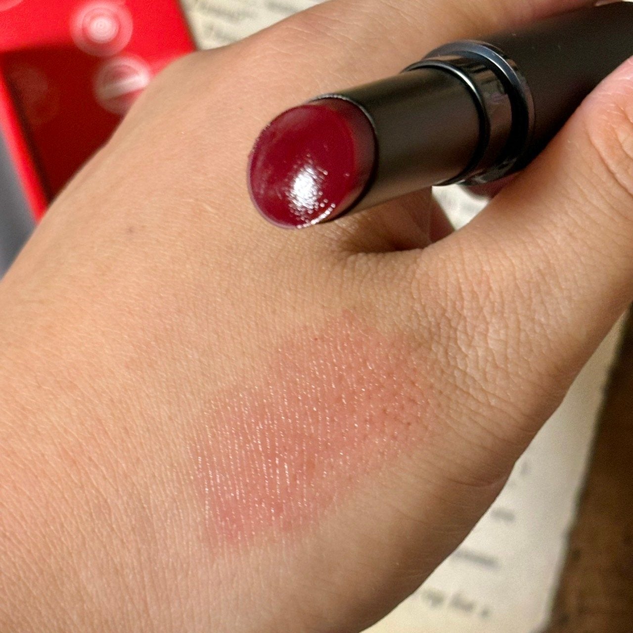 リップトリートメントバーム ピュアレッド/ISOI/リップバームを使ったクチコミ(3枚目)