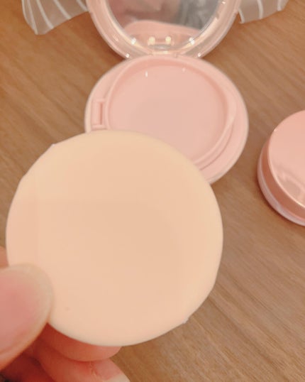 ハイパーカバーフィットクッション ピンク(桜エディション)/APRILSKIN/クッションファンデーションを使ったクチコミ(7枚目)