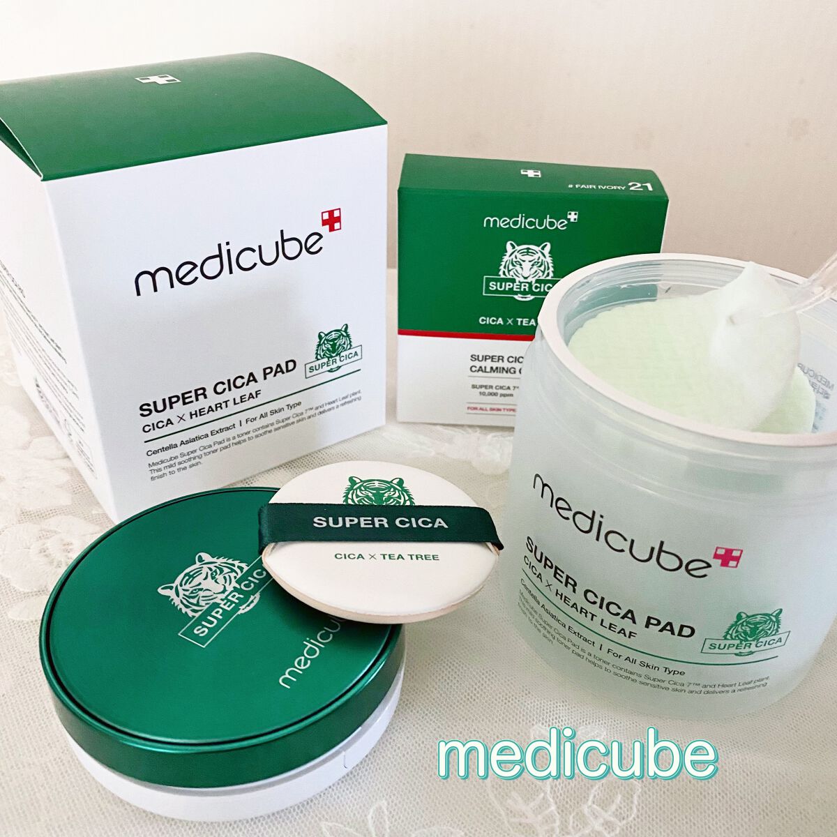 スーパーシカクッション/MEDICUBE/クッションファンデーションを使ったクチコミ（1枚目）