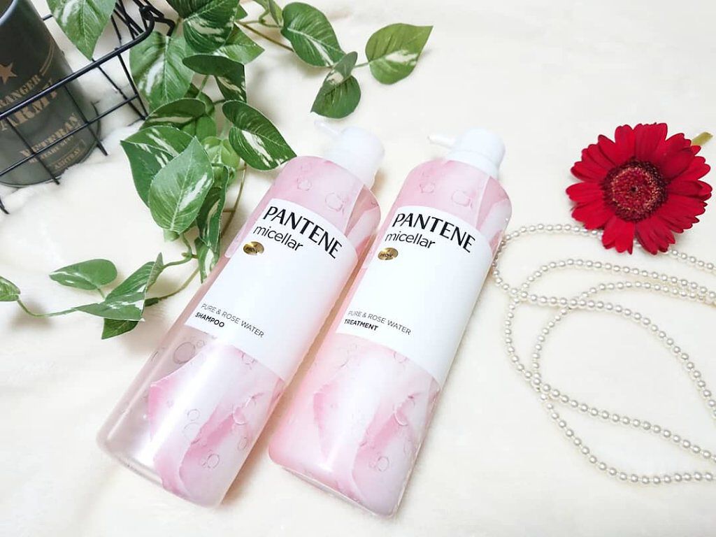PRO-V ミセラー ピュア&ローズウォーター ノンシリコンシャンプー/トリートメント/パンテーン/市販シャンプーを使ったクチコミ(1枚目)