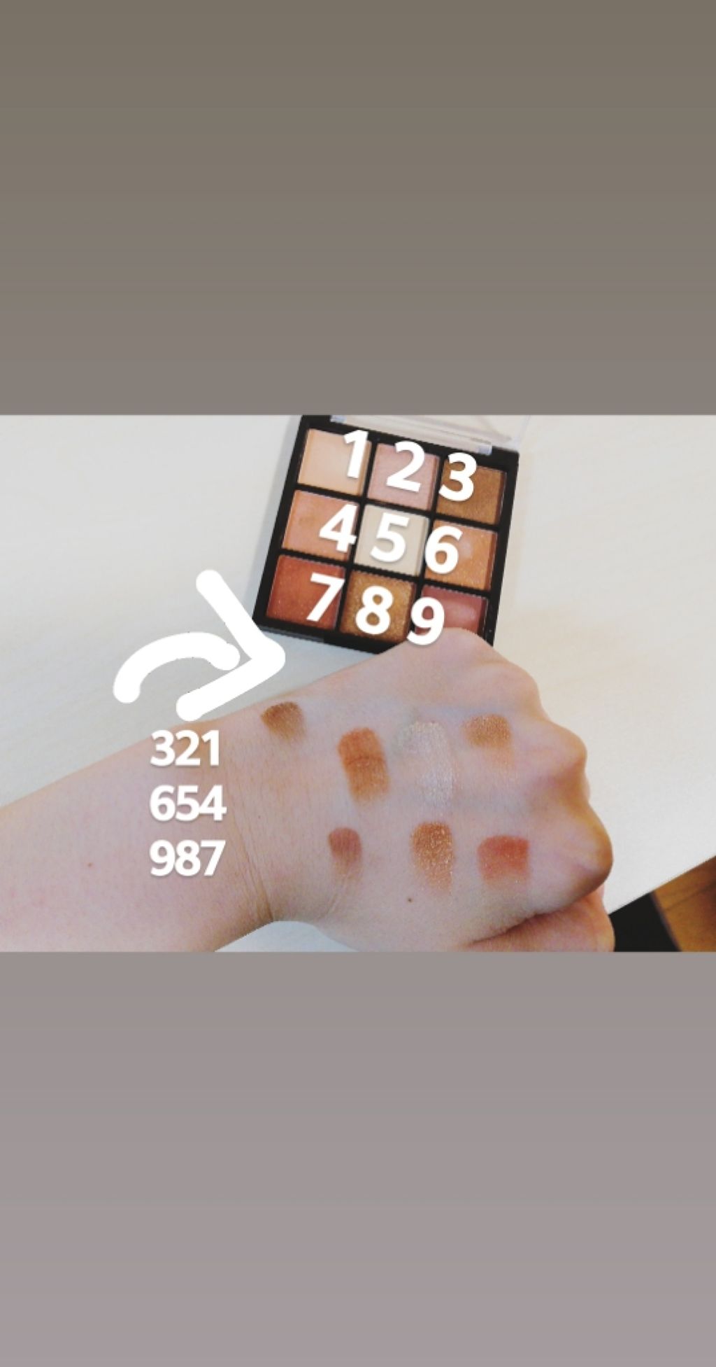 UR GLAM BLOOMING EYE COLOR PALETTE/U R GLAM/アイシャドウパレットを使ったクチコミ(2枚目)