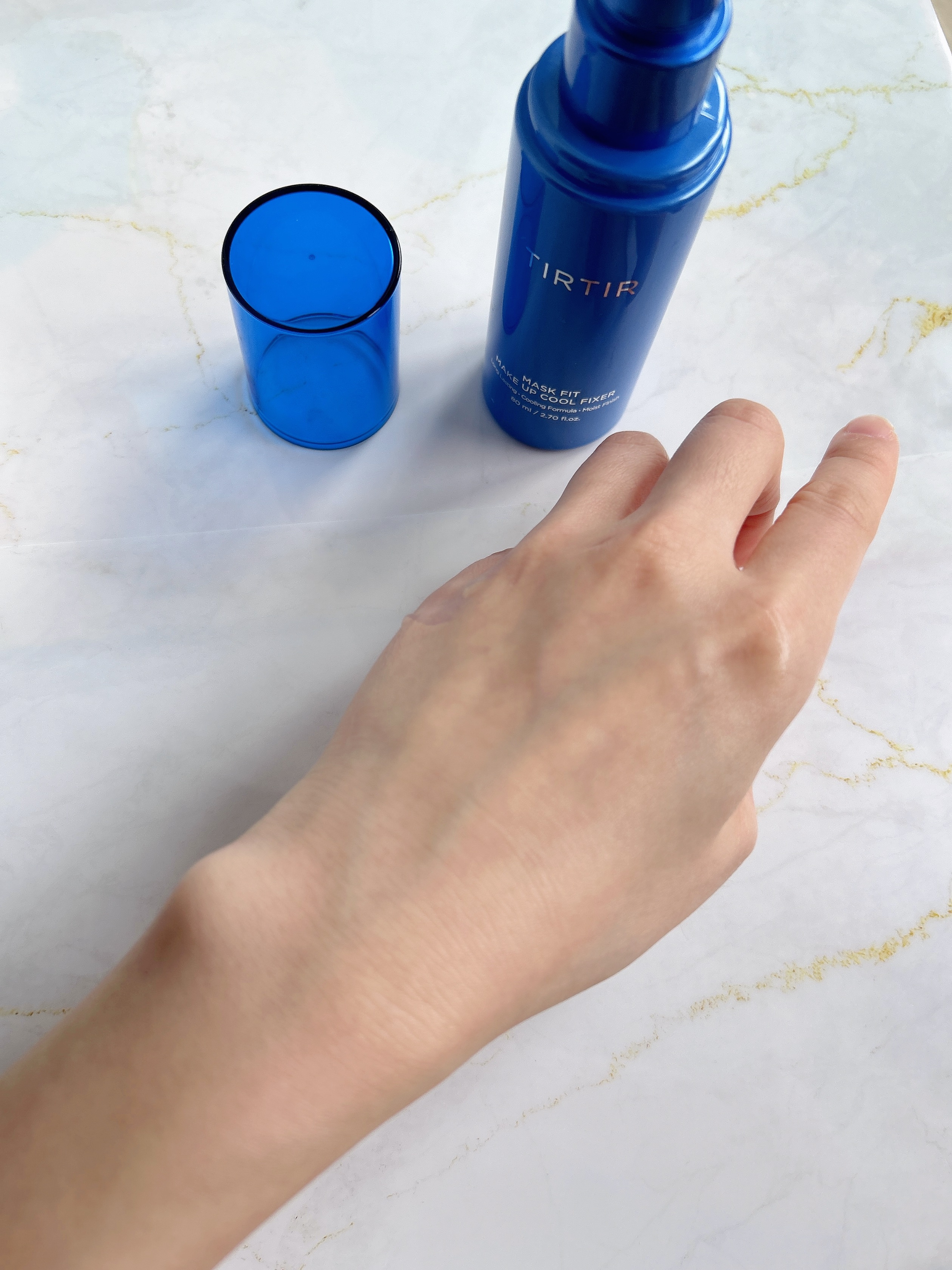 マスクフィットメイクアップ クールフィクサー/TIRTIR(ティルティル)/フィックスミストを使ったクチコミ（3枚目）