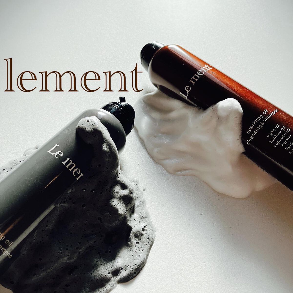 スパークリングオイル クレンジング＆シャンプー ブラック /Le ment/市販シャンプーを使ったクチコミ（3枚目）