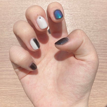 ジェルネイル(ライト対応)/セリア/ジェルネイルを使ったクチコミ(2枚目)