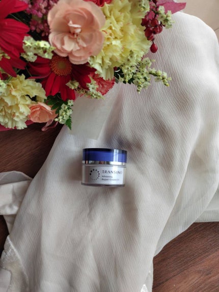 薬用ホワイトニングリペアクリームEX/トランシーノ/フェイスクリームを使ったクチコミ(1枚目)