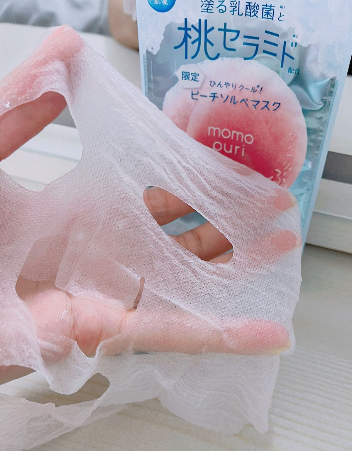 潤いぷるジュレマスク クール/ももぷり/シートマスク・パックを使ったクチコミ（1枚目）