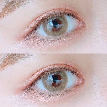 THEPIEL Lighly Mellow Aurora 1monthのクチコミ「盛れる！色素薄い瞳に﻿✨﻿
﻿﻿
幻想的な瞳にしてくれるカラコンです👀﻿
﻿
﻿
商品名　ライ.....」（2枚目）