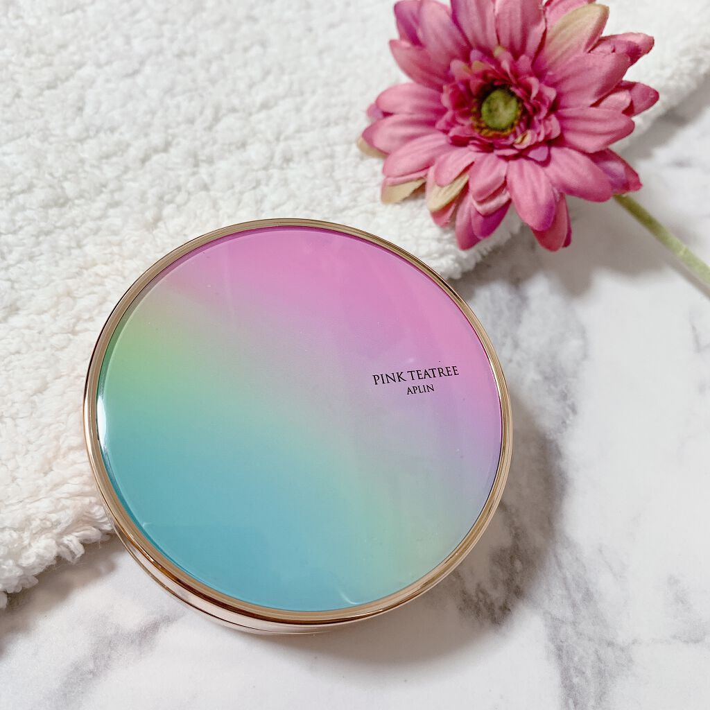 ピンクティーツリーカバークッション/APLIN/クッションファンデーションを使ったクチコミ(1枚目)