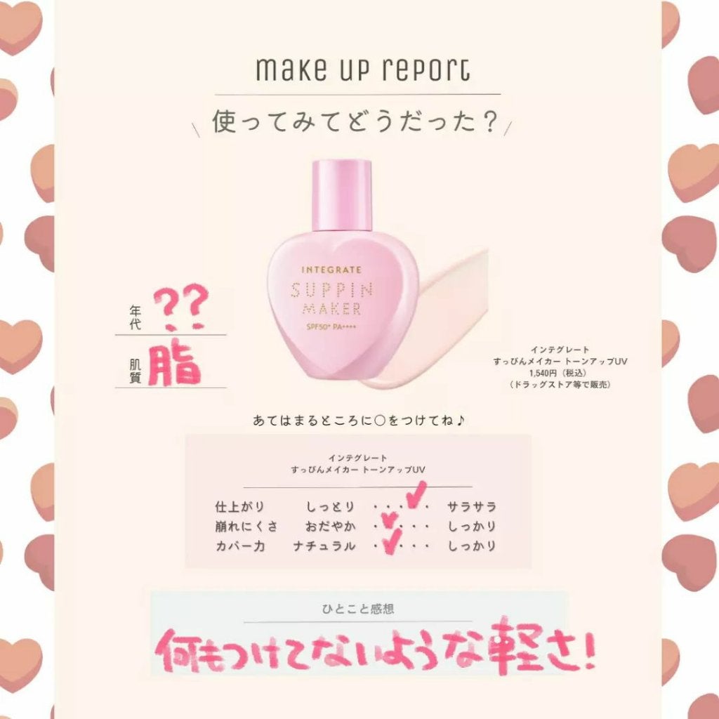 すっぴんメイカー トーンアップUV/インテグレート/化粧下地を使ったクチコミ(2枚目)