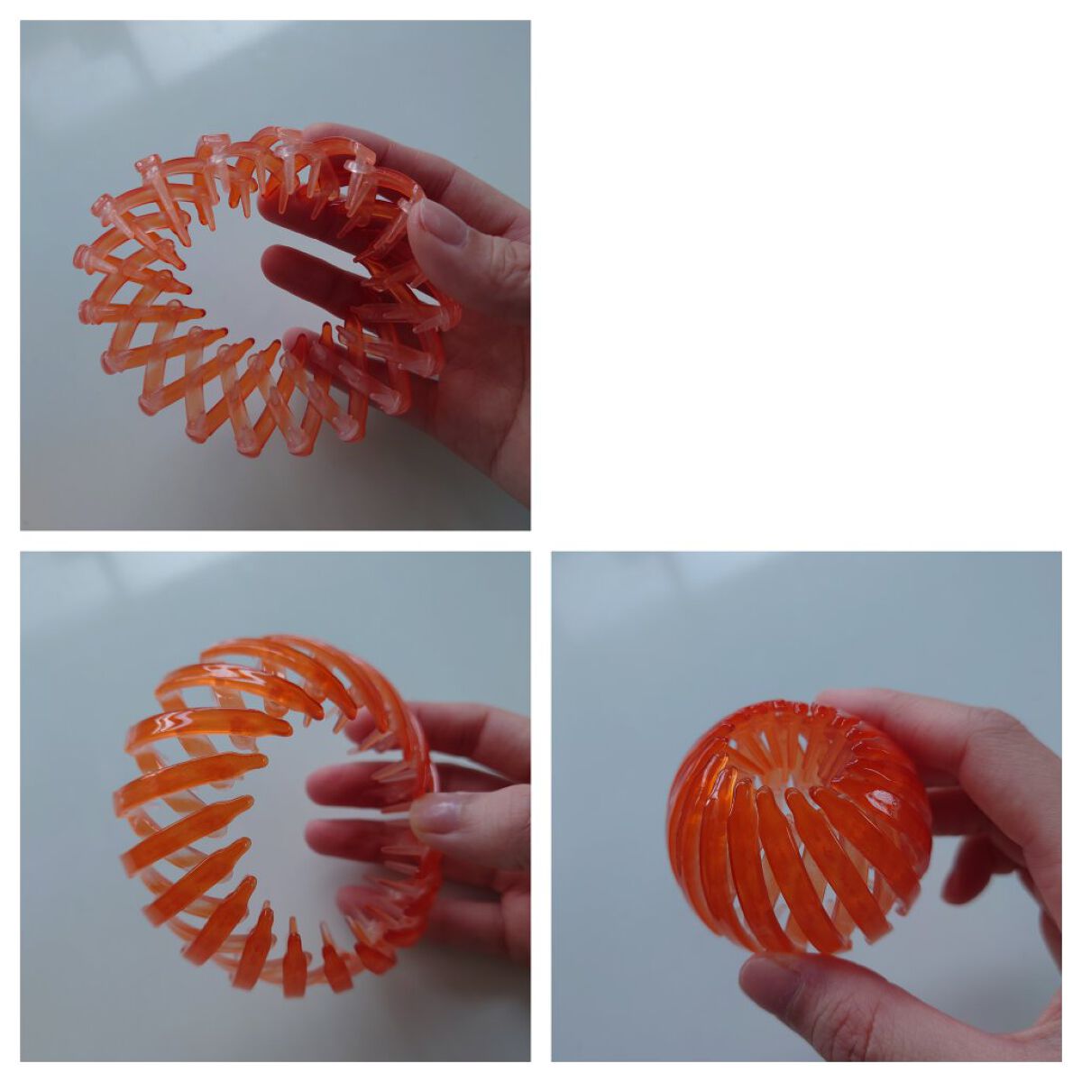 クロスヘアホルダー/DAISO/ヘアアクセサリーを使ったクチコミ（2枚目）