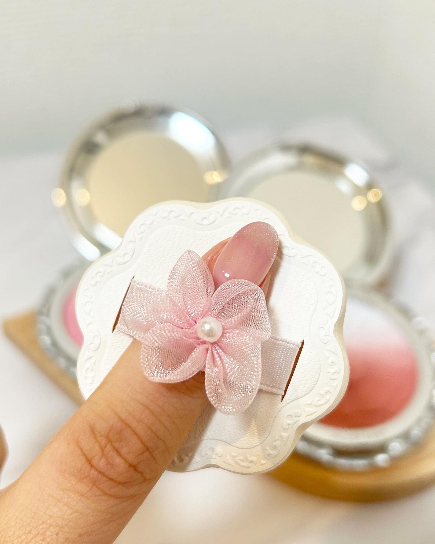 ジルスチュアート パステルペタル ブラッシュ/JILL STUART/パウダーチークを使ったクチコミ(5枚目)