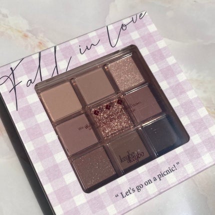 KEYBO FALL IN LOVE SHADOW PALETTE/keybo/アイシャドウパレットを使ったクチコミ(2枚目)