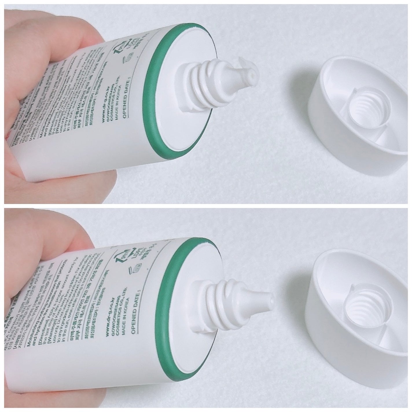 レッドブレミッシュスージングアップサン/Dr.G/日焼け止めクリームを使ったクチコミ(3枚目)