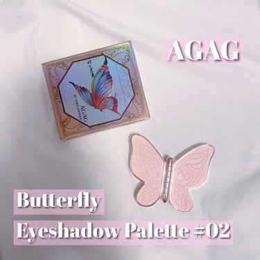 バタフライアイシャドウパレット/AGAG/アイシャドウパレットを使ったクチコミ（1枚目）