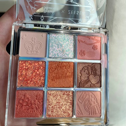 クォーツ 9色アイシャドウパレット(ドリームランドアイシャドウ)/ZEESEA/アイシャドウパレットを使ったクチコミ(4枚目)