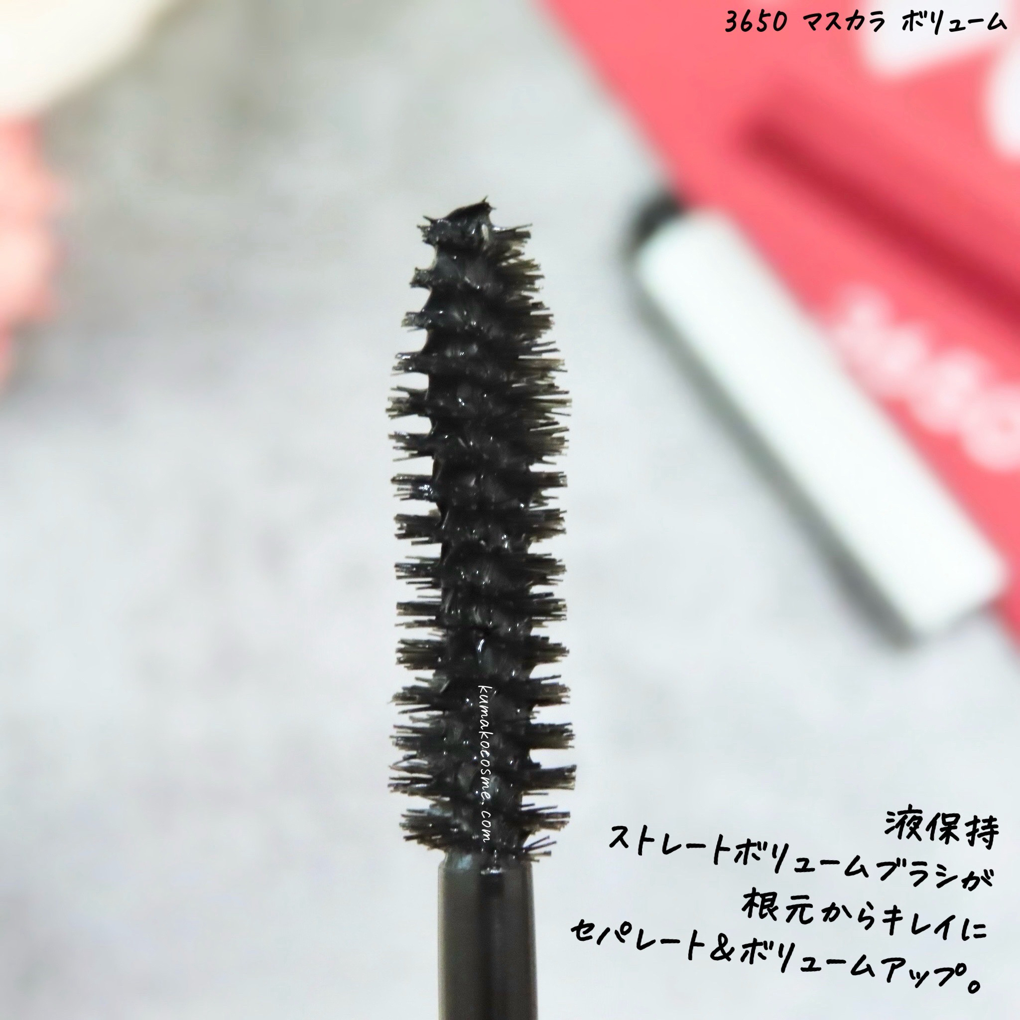 マスカラ ボリューム/3650/マスカラを使ったクチコミ（3枚目）