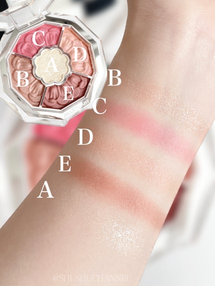 ジルスチュアート ブルームクチュール アイズ ジュエルドブーケ 06 dahlia citrine(限定)/JILL STUART/アイシャドウパレットを使ったクチコミ(3枚目)