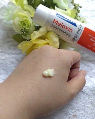 Dr.Melaxin TX-Cream PLUS +のクチコミ「ニキビにも効果のあると言われている、鎮静クリームです😊

塗り心地は軽く、
するするーっとのび.....」（3枚目）
