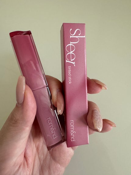 シアーティンテッドスティック/rom&nd/口紅を使ったクチコミ(1枚目)