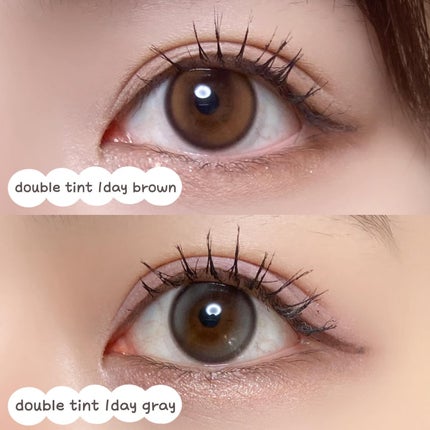 Double Tint 1day/OLENS/カラーコンタクトレンズを使ったクチコミ(2枚目)