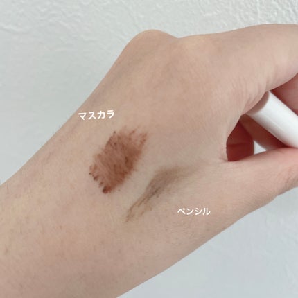 sopo 2 in 1 アイブロウのクチコミ「sopoの2 in 1 アイブロウを試してみました!
色は02:キャメルブラウン
明るめの髪.....」(2枚目)