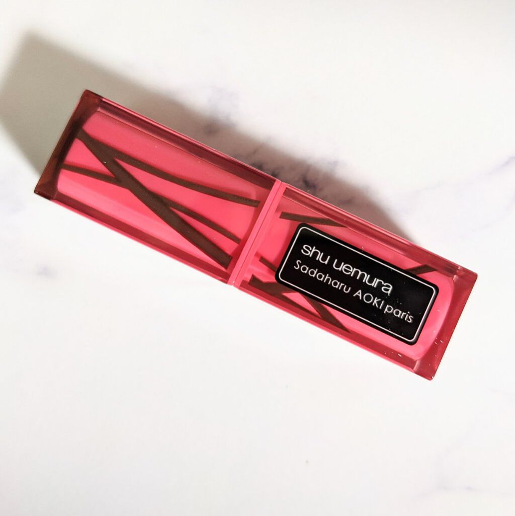 ルージュ アンリミテッド ラッカーシャイン/shu uemura/口紅を使ったクチコミ（1枚目）