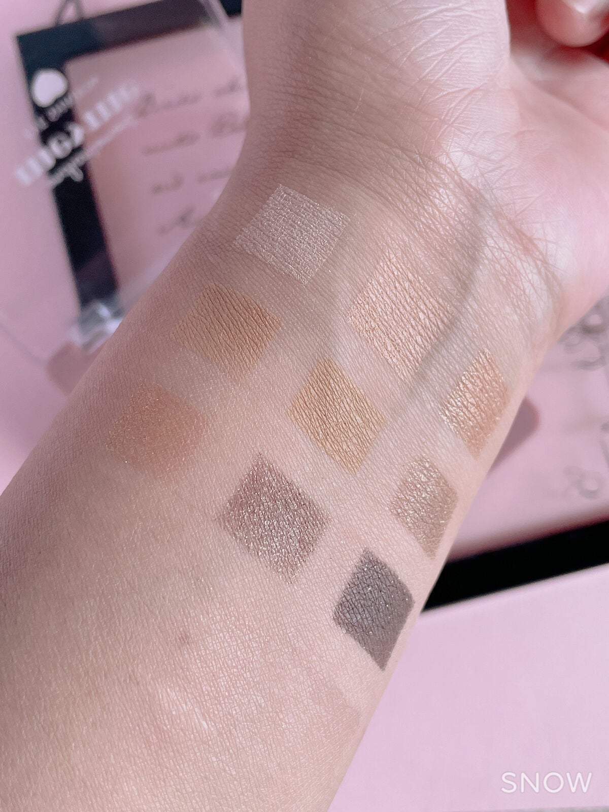 9色 アイシャドウパレット/meyme/アイシャドウパレットを使ったクチコミ(3枚目)