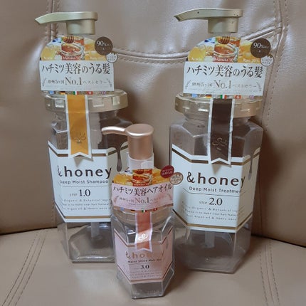 ディープモイスト シャンプー1.0/ヘアトリートメント2.0/&honey/市販シャンプーを使ったクチコミ(2枚目)