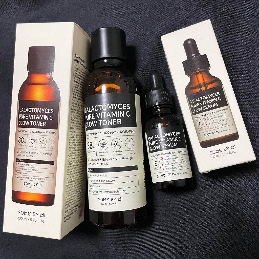ガラクトミセスピュアビタミンCグローセラム/SOME BY MI/美容液を使ったクチコミ(7枚目)