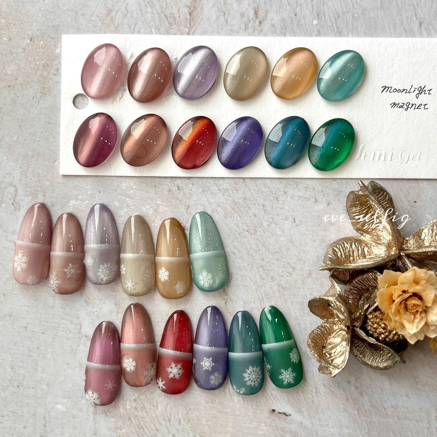 Moonlight Magnet/tomi nail/ジェルネイルを使ったクチコミ(5枚目)