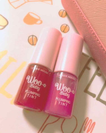 ETUDE WOO リッププランパー ティントのクチコミ「☆エチュードハウス Woobaby plumping tint
 レッド・ピンク

こちらの商.....」（1枚目）